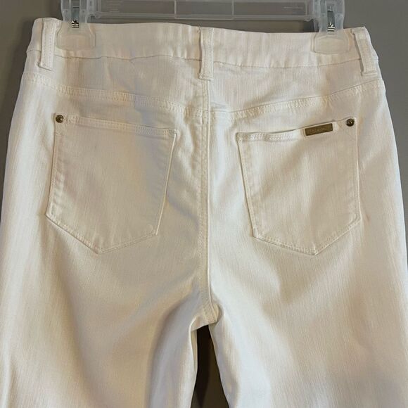 Chico's the So Slimming Girlfriend Ankle Jean in Bright White | SZ 00/2/XS - Picture 9 of 13